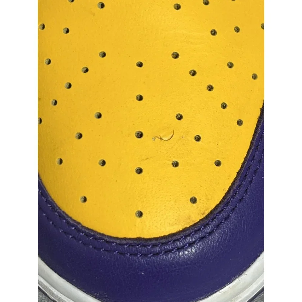 Nike‎ Dunk High Shoes Mens Size 11 Retro Basketball Lakers DD1399-500